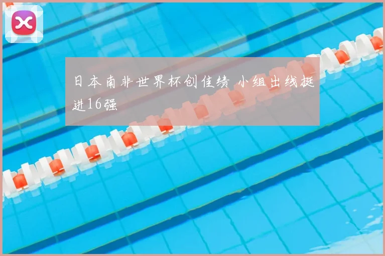 日本南非世界杯创佳绩 小组出线挺进16强